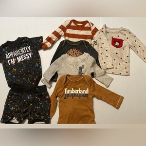 7 item bundle for baby boy